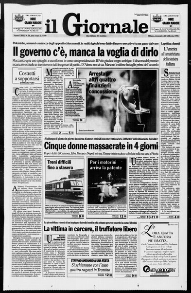 Il giornale : quotidiano del mattino